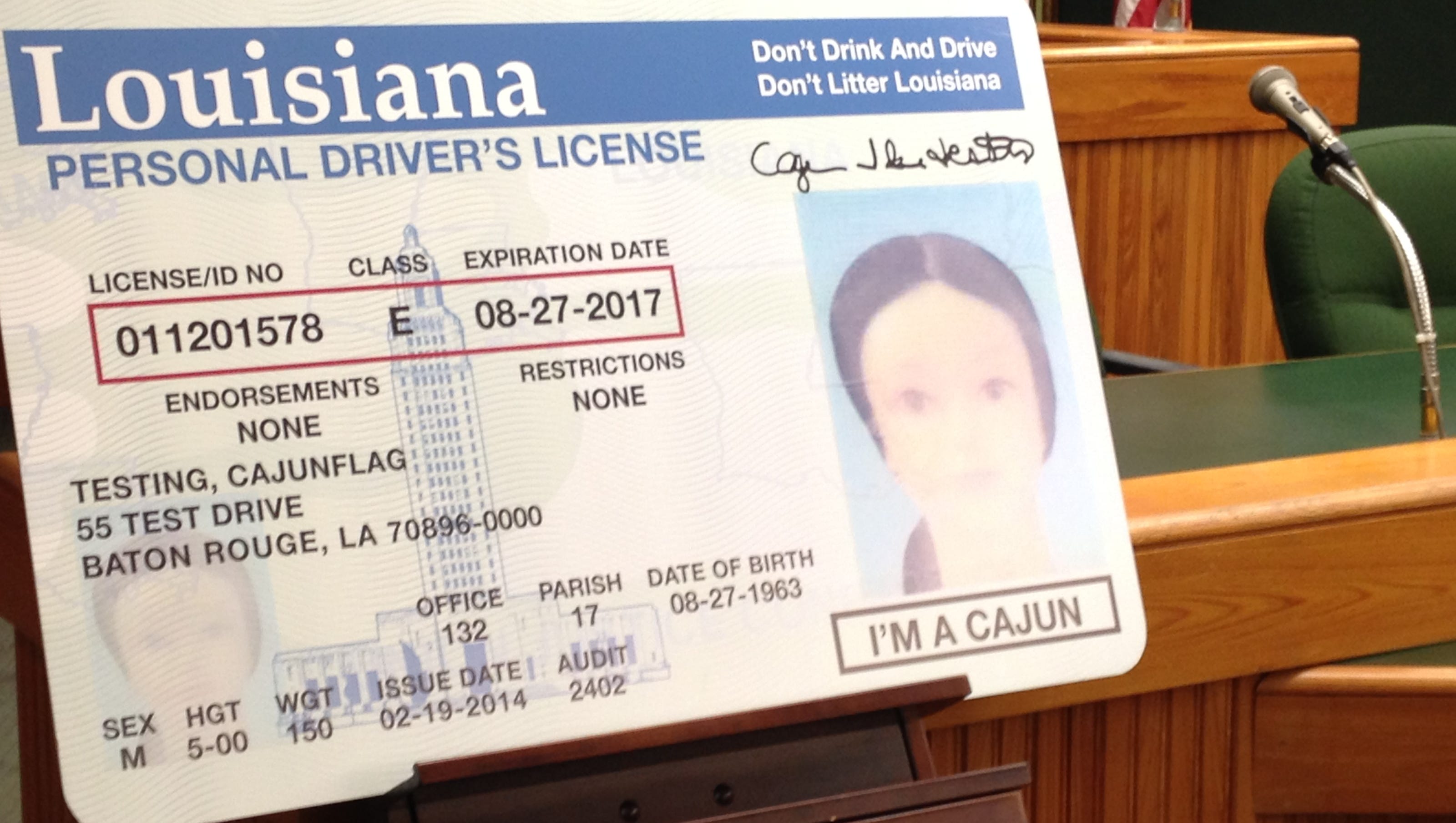 how many number of audit number on drivers license
