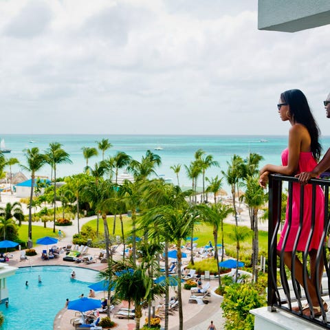 Laying claim to the largest hotel balconies  in Ar