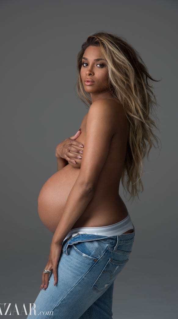 Sexist Trolls Are Furious About Ciaras Nude Pregnancy Shoot 