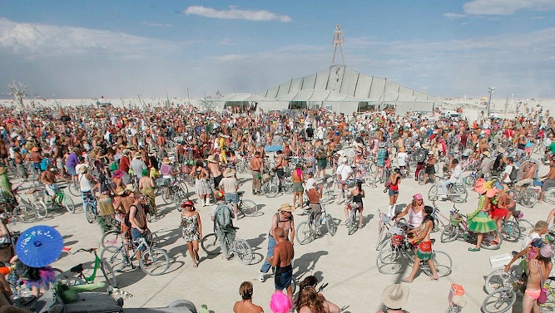 Burning Man is crawling with big, biting bugs