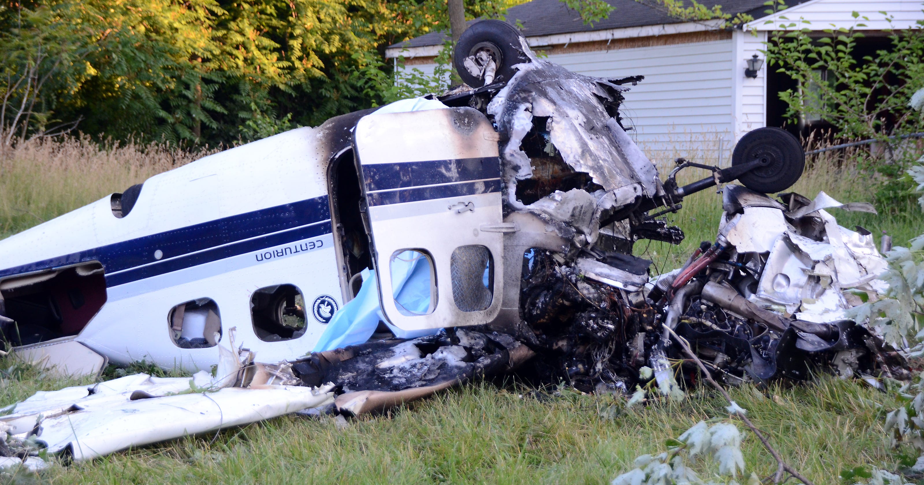 Plane crashes near Detroit's city airport; 2 dead, 1 critically hurt