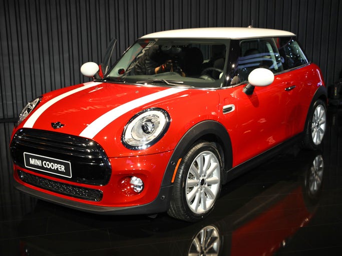 The redesigned Mini Cooper hardtop