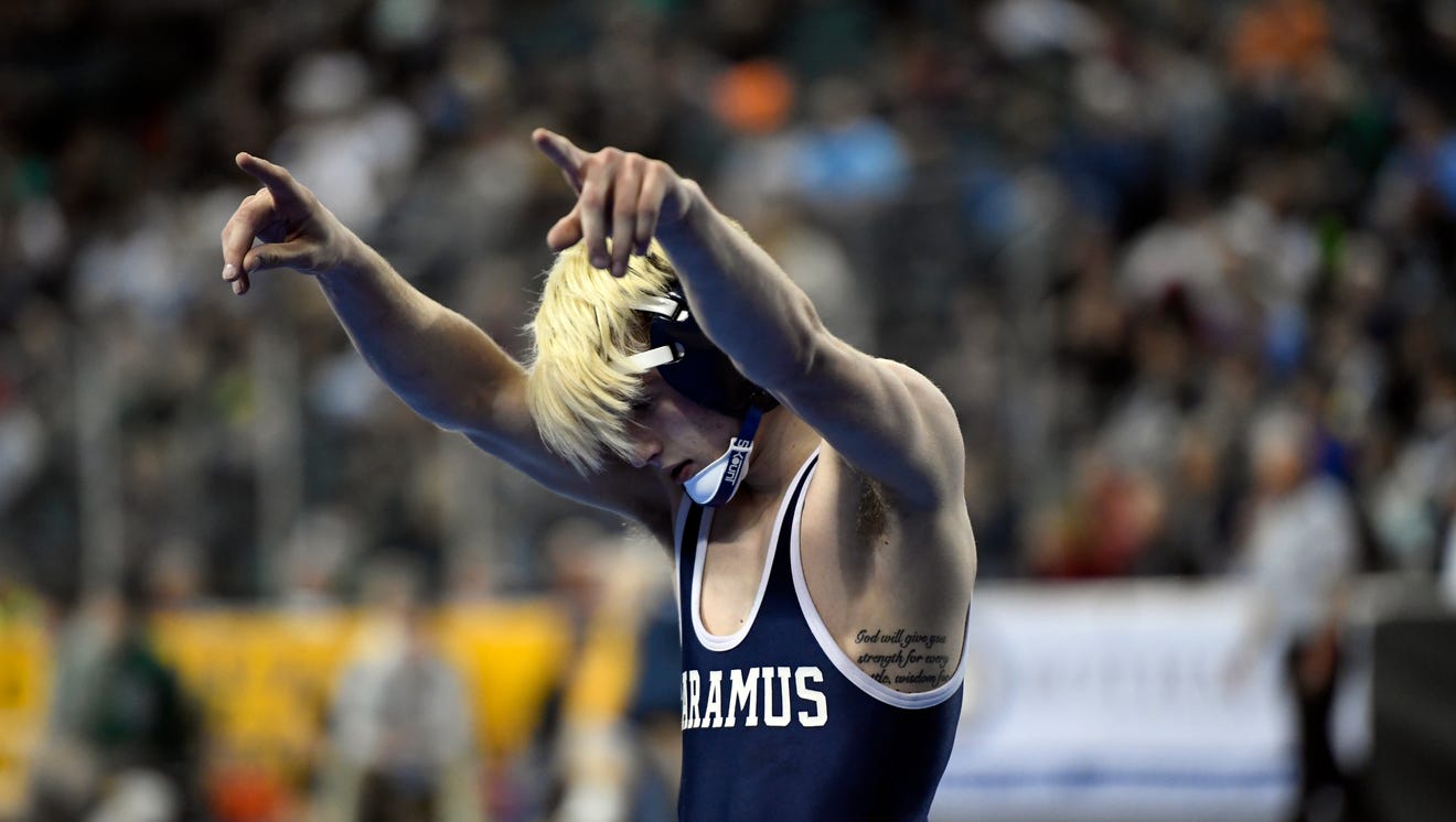 NJ wrestling: Paramus' Kyle Kaiser stuns Dylan Cedeno in state win