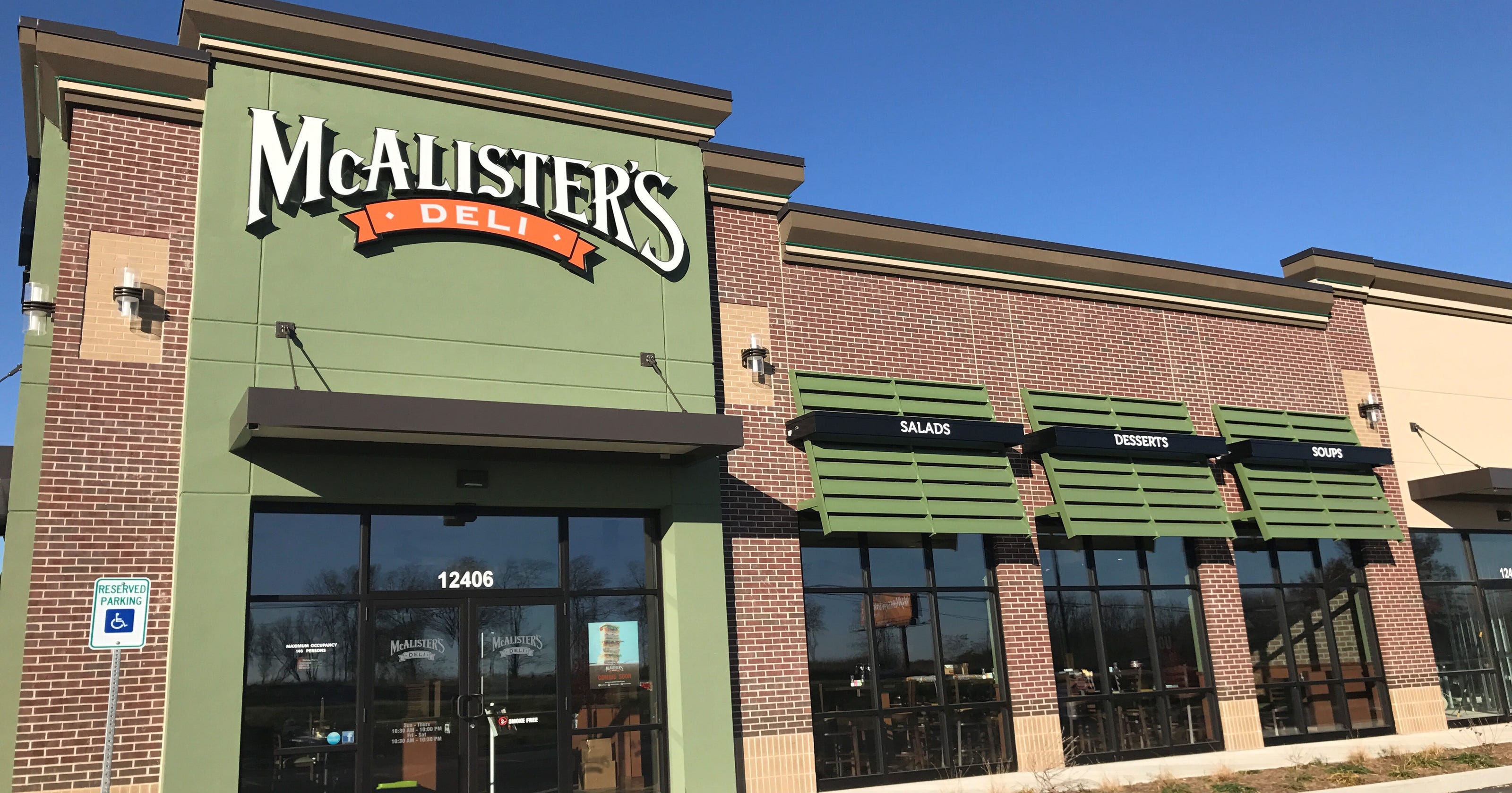 Is Mcalister's Dining Room Open