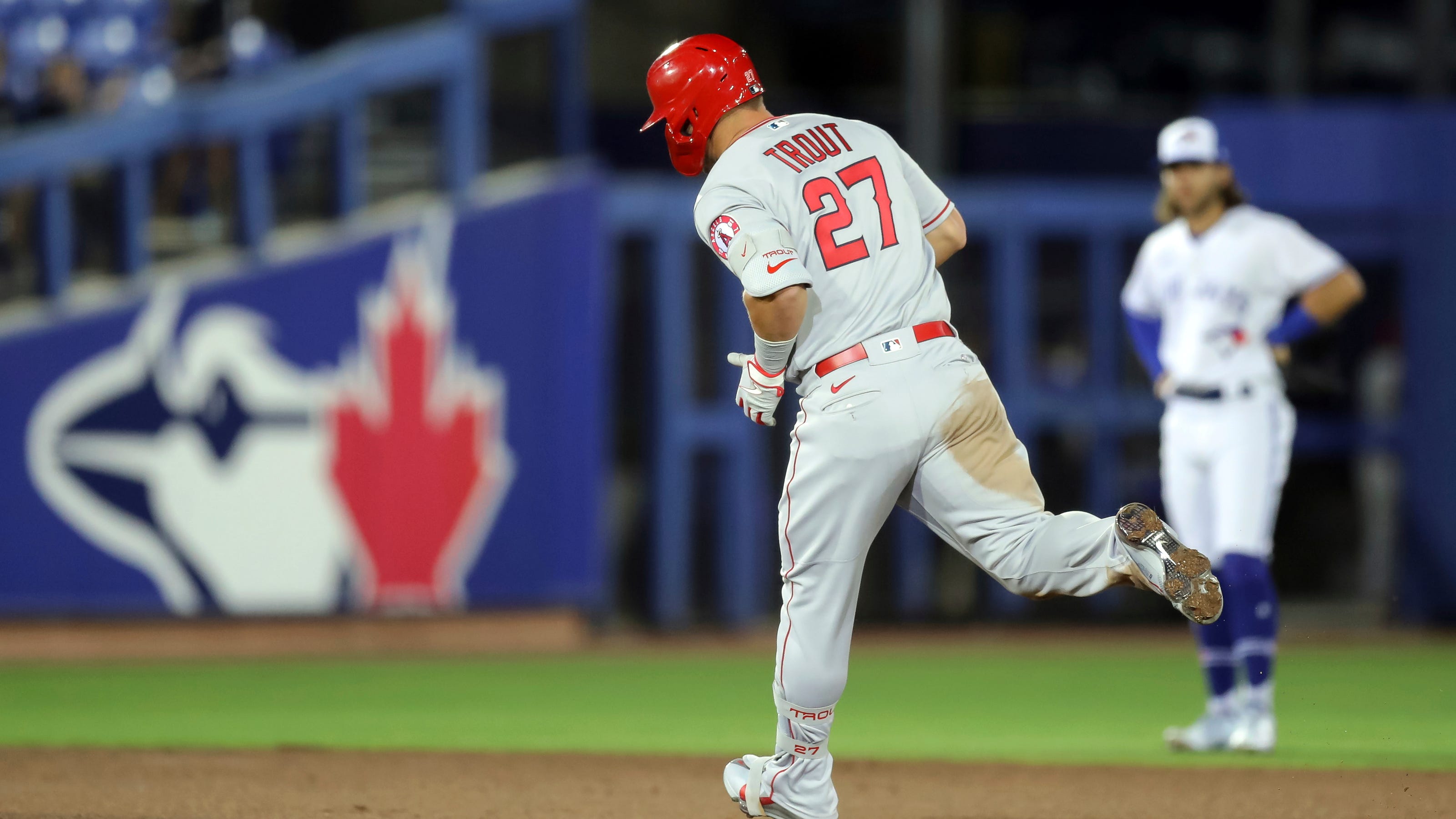 Angels win 75 in home opener for Floridabased Blue Jays