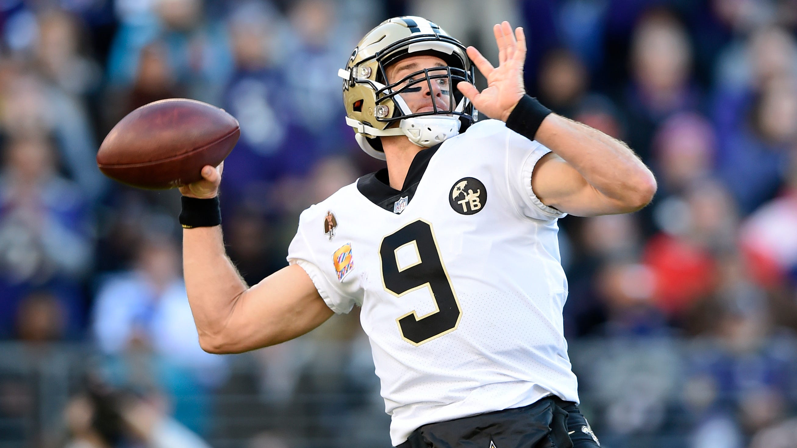 Saints QB Drew Brees Throws 500th Career Touchdown Pass