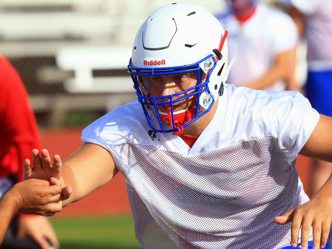 GregoryPortland High School Football Practice