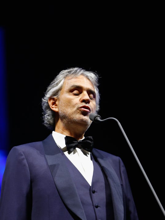 Andrea Bocelli to perform holiday-tinged concert Sunday