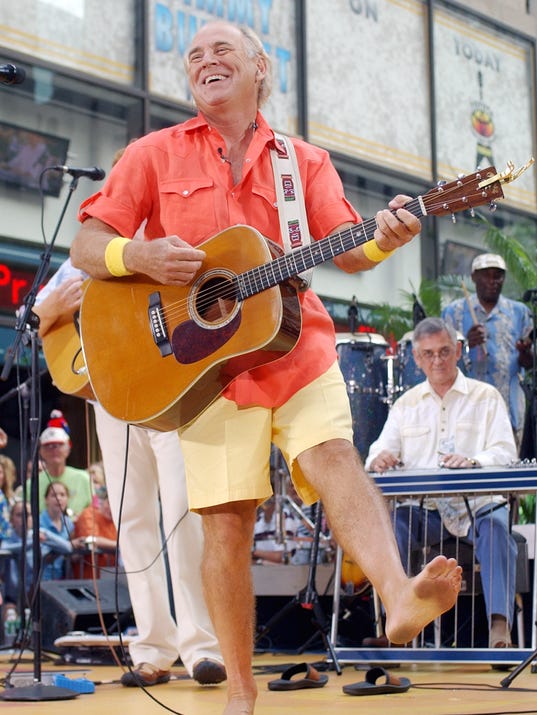 Jimmy Buffett live via satellite at Dallas drivein