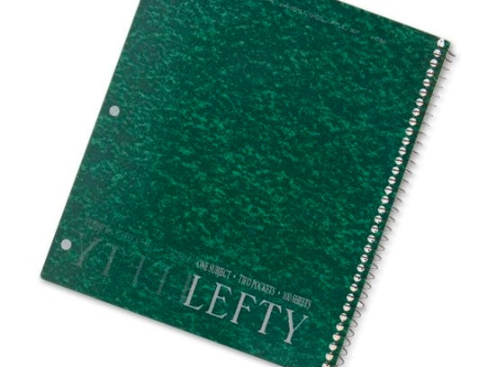 left handed notebooks