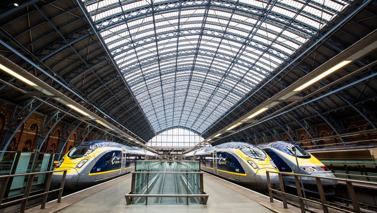 Eurostar's new e320 high-speed train.