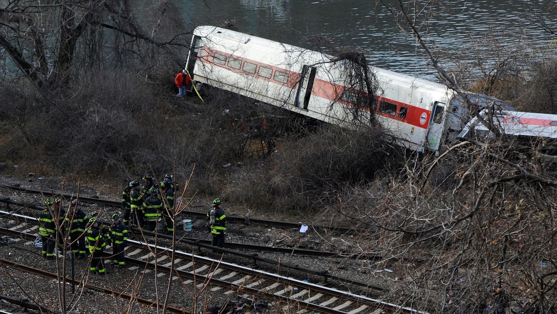 Commuter train derailment kills 4 in NYC