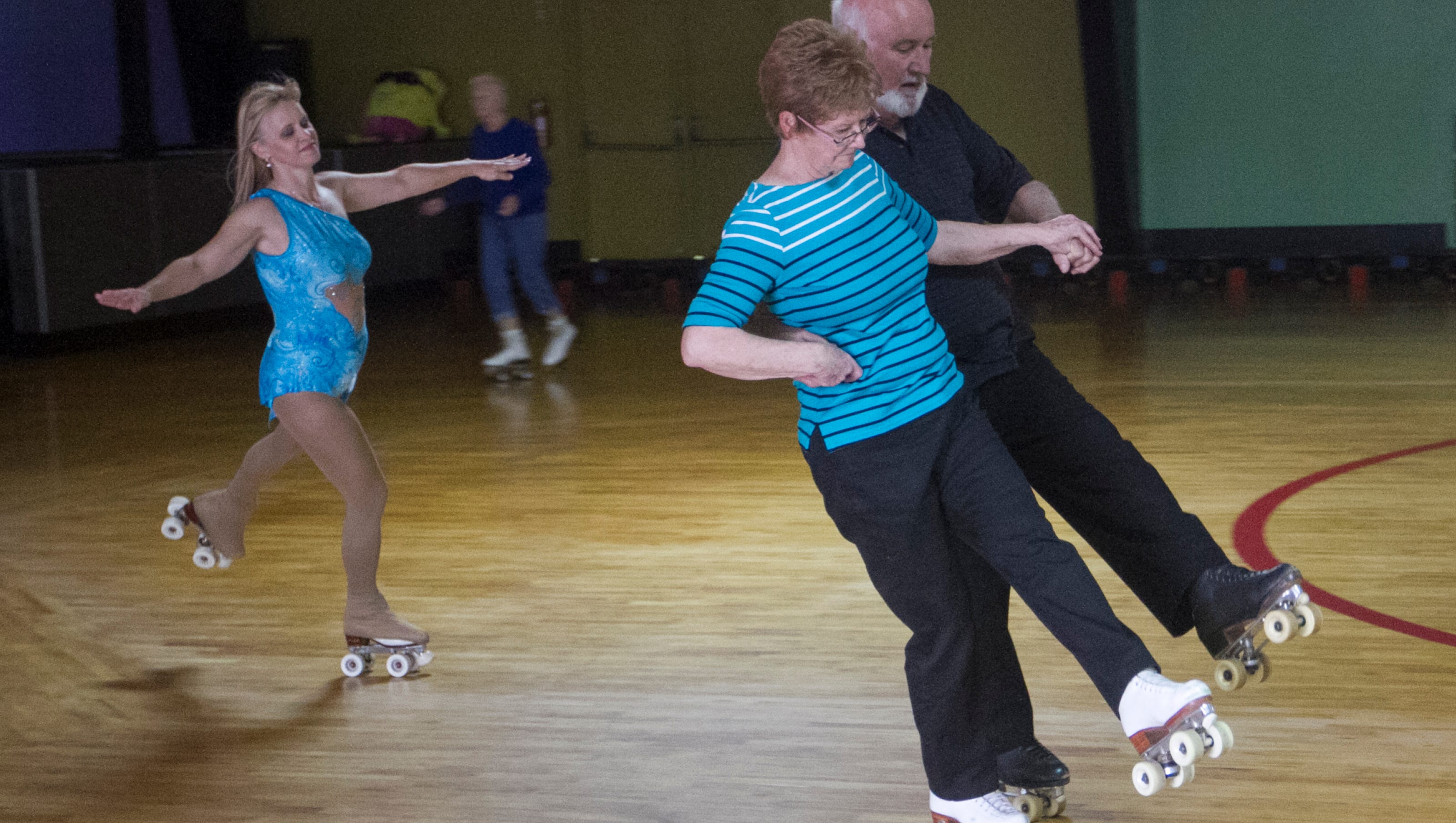 Seniors Return To Roller Skating Roots