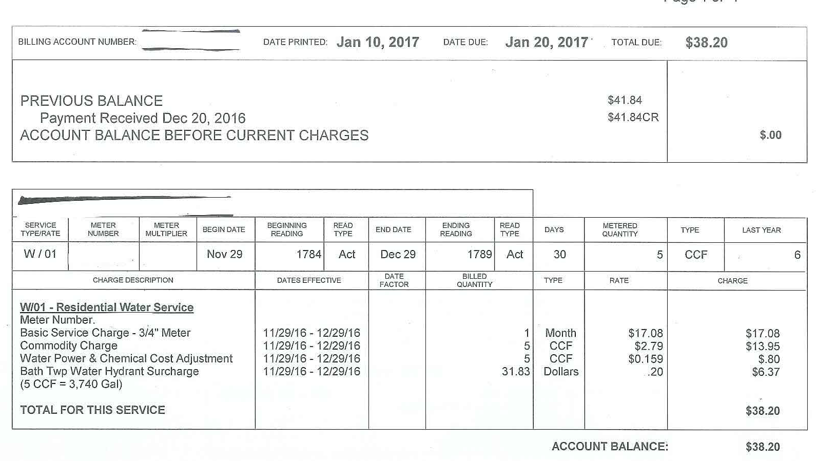 newton county water bill