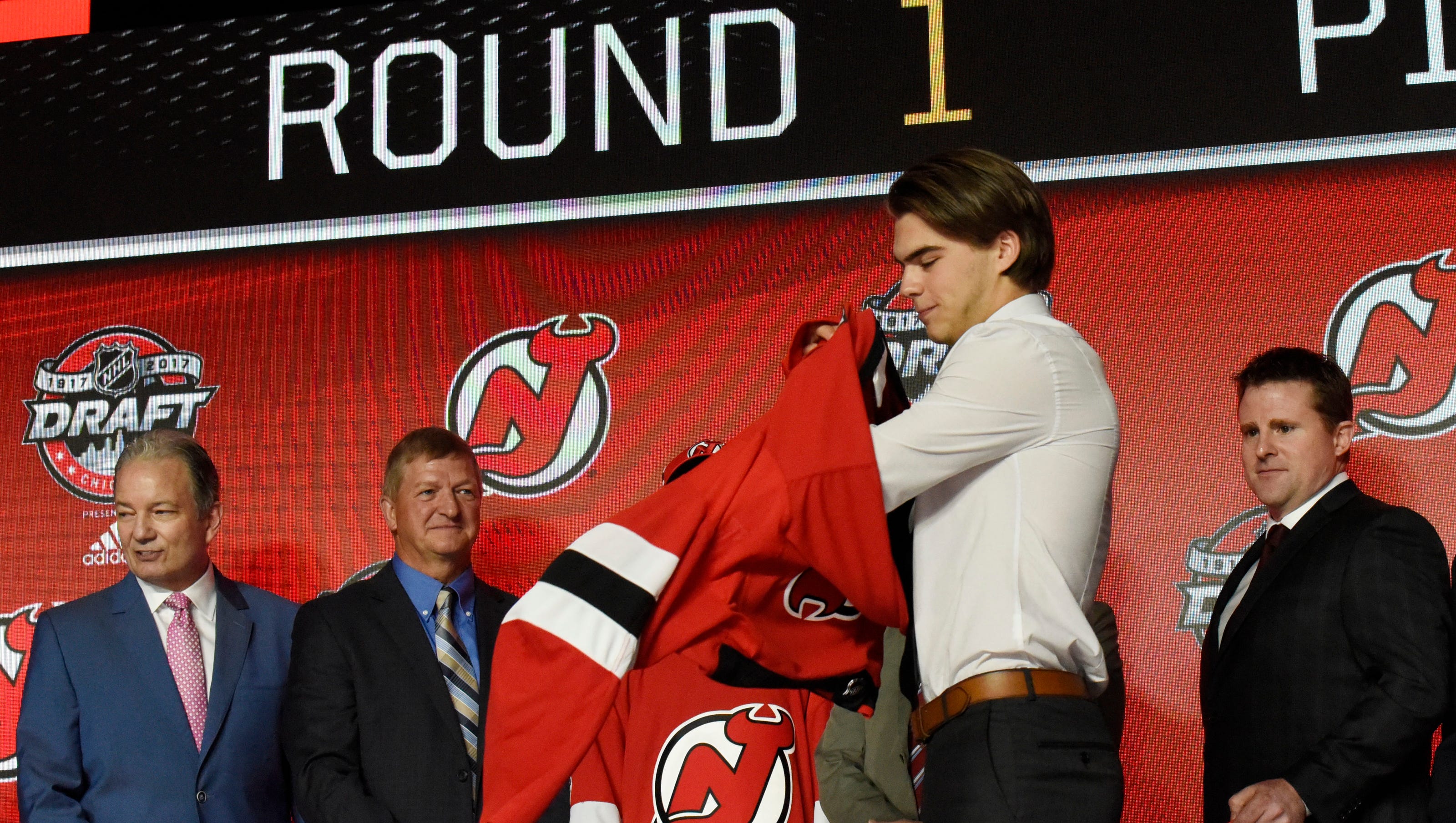 Devils' Training Camp Hischier's first practice