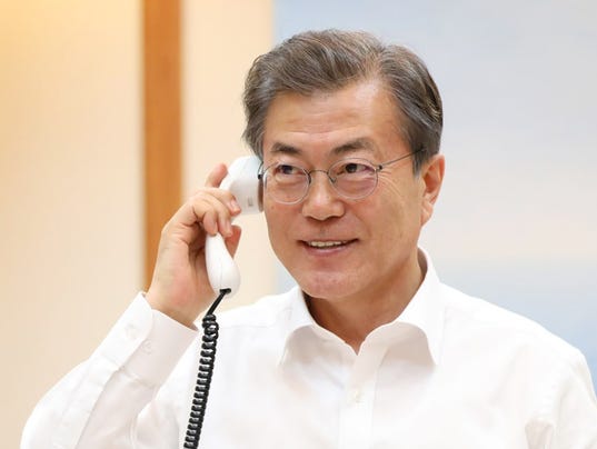 South Korean President Moon Jae-in