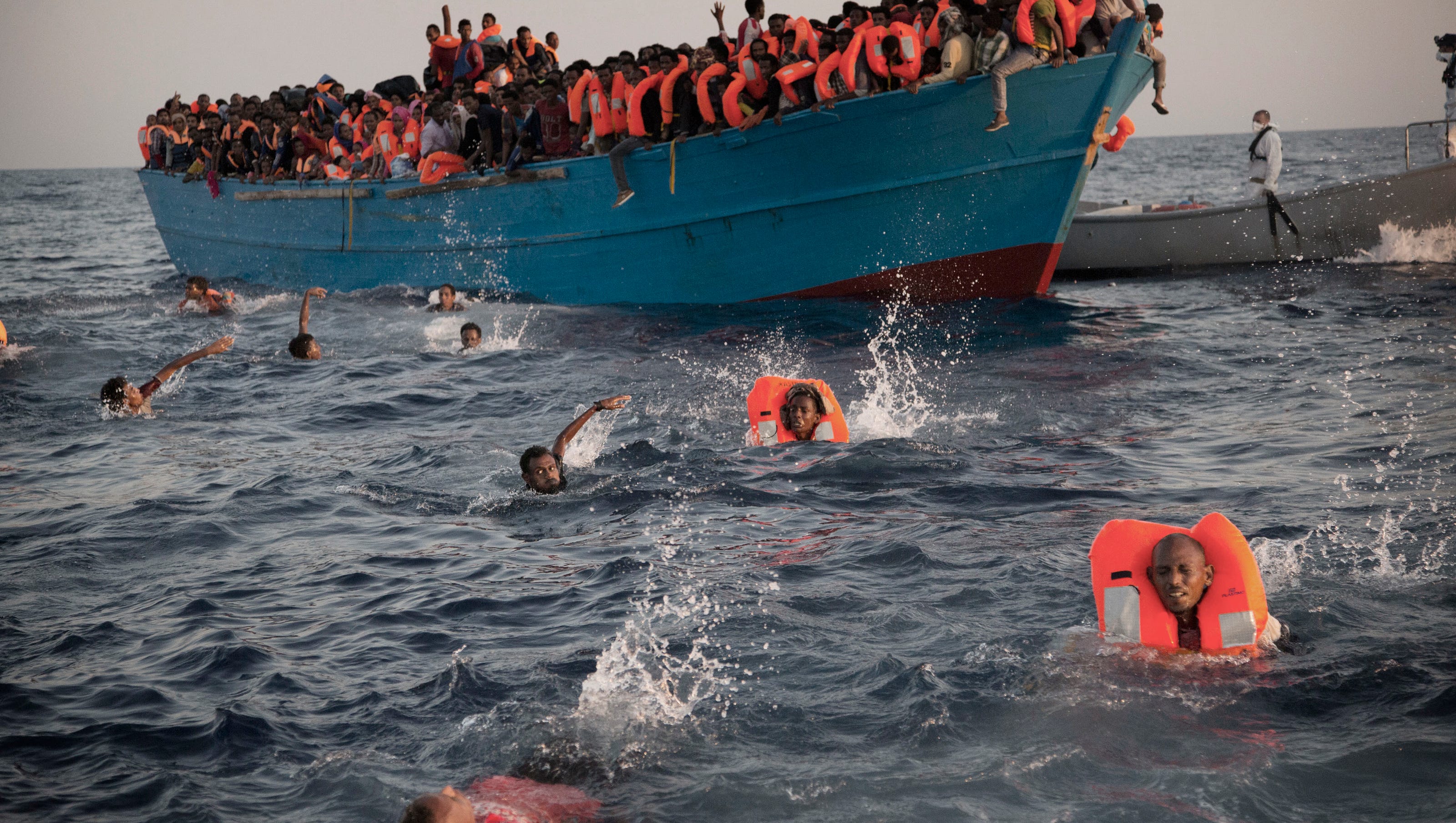 Stunning Photos Show Thousands Of Migrants Rescued Off Coast Of Libya