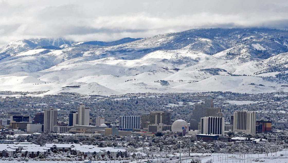 Storms to blast wind, drop snow, soak Reno