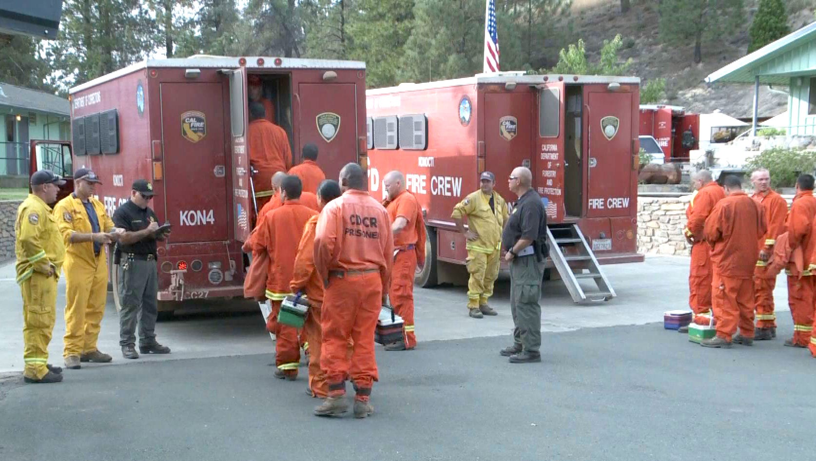 Inmates Join Firefighters On Front Lines Of Wildfires