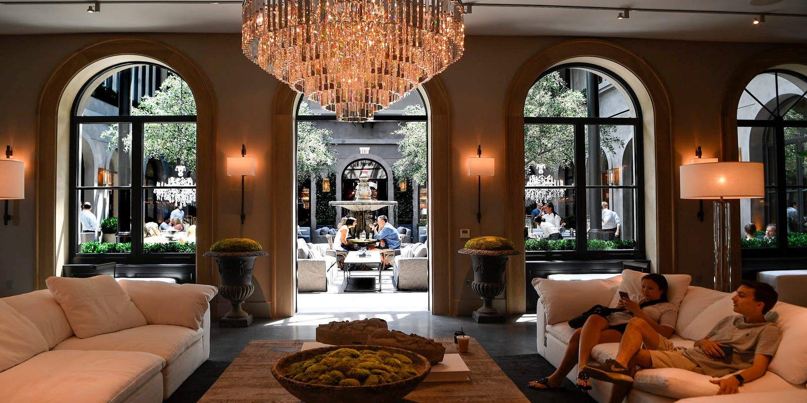 Inside Restoration Hardware S Massive Green Hills Gallery