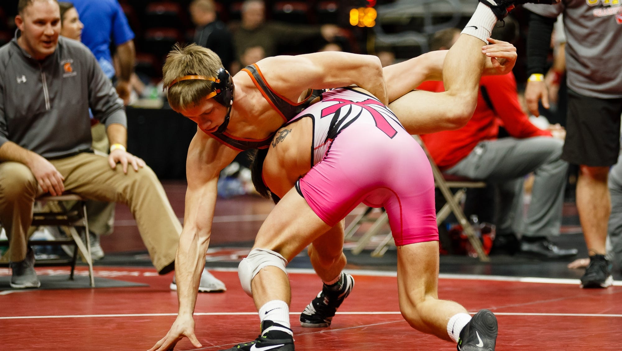 Photos: State Wrestling Friday Semifinals