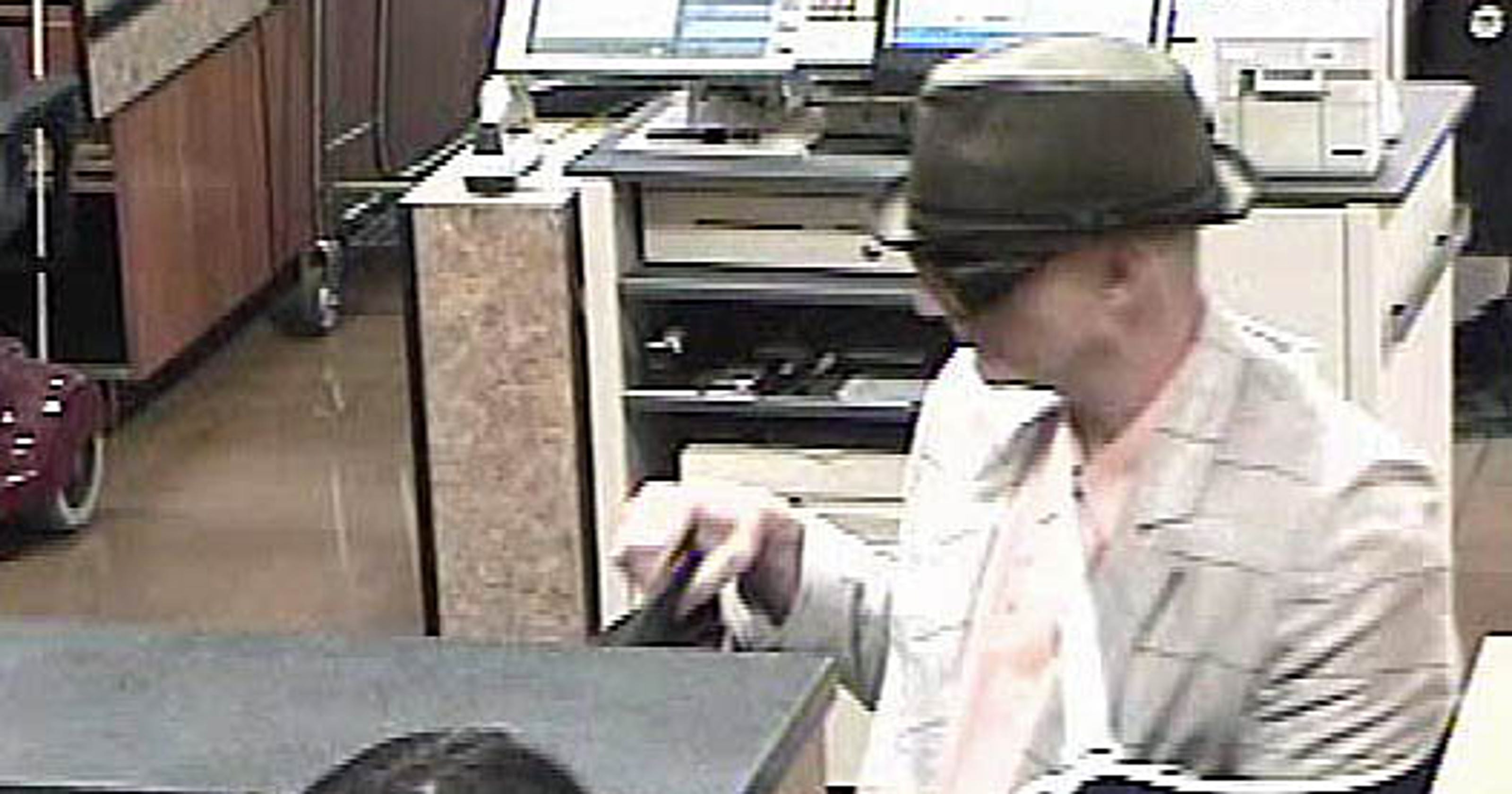 Sparks Police Release Photos Of Bank Robbery Suspect