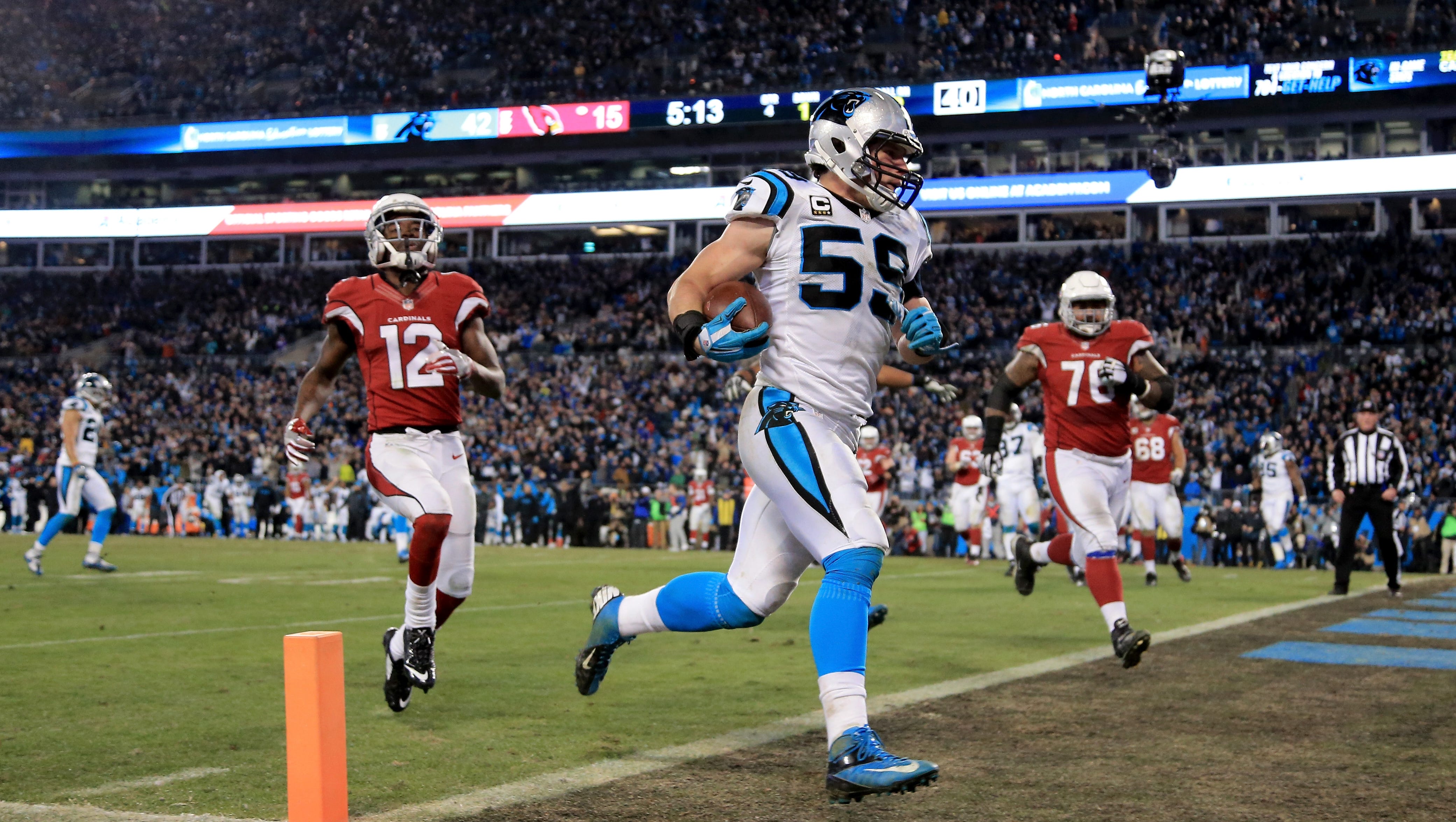 Cardinals vs. Panthers, NFC Championship Highlights