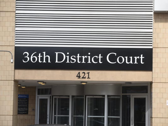 Felony docket going back to Detroit #39 s 36th District Court center