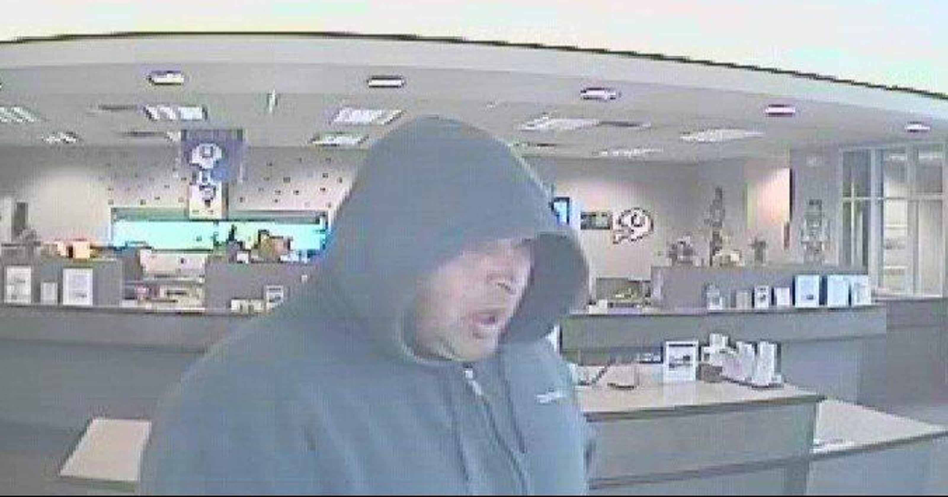 Bank Security Camera Captures Robbery Suspect