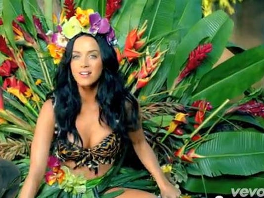 Katy Perry Gets Wild In Roar Jungle Video 