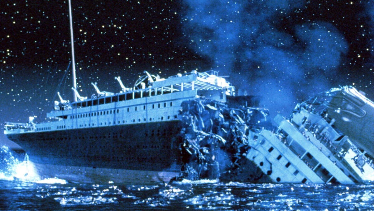 Historic photos: Finding the sunken Titanic