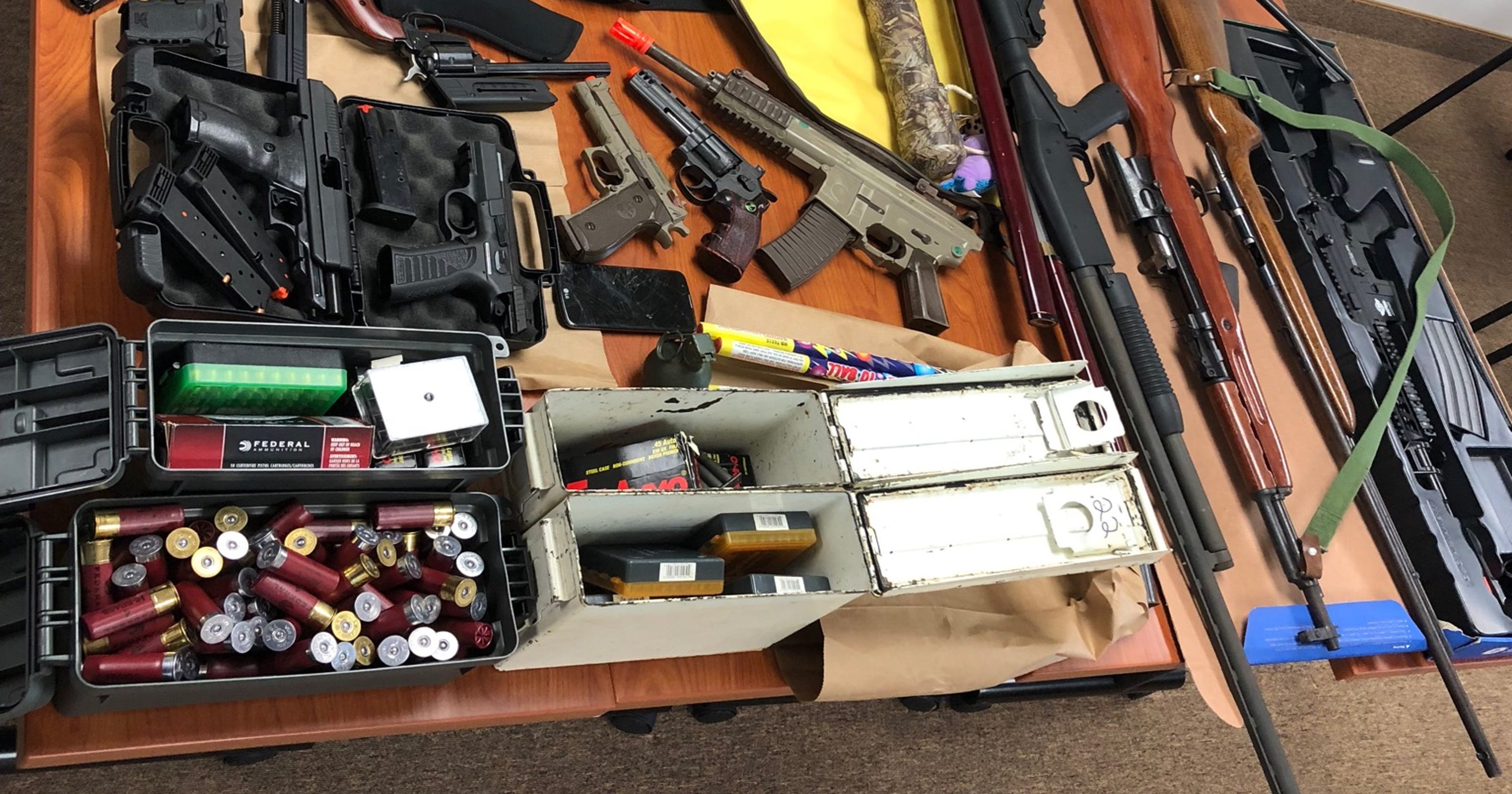 Rifle, shotguns, pistols found in bedroom of teen with 'hit list'