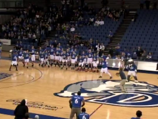 Drake student's miracle half-court shot wins him a truck