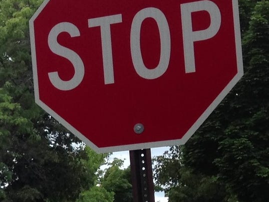 Wayward stop sign points to need for direction