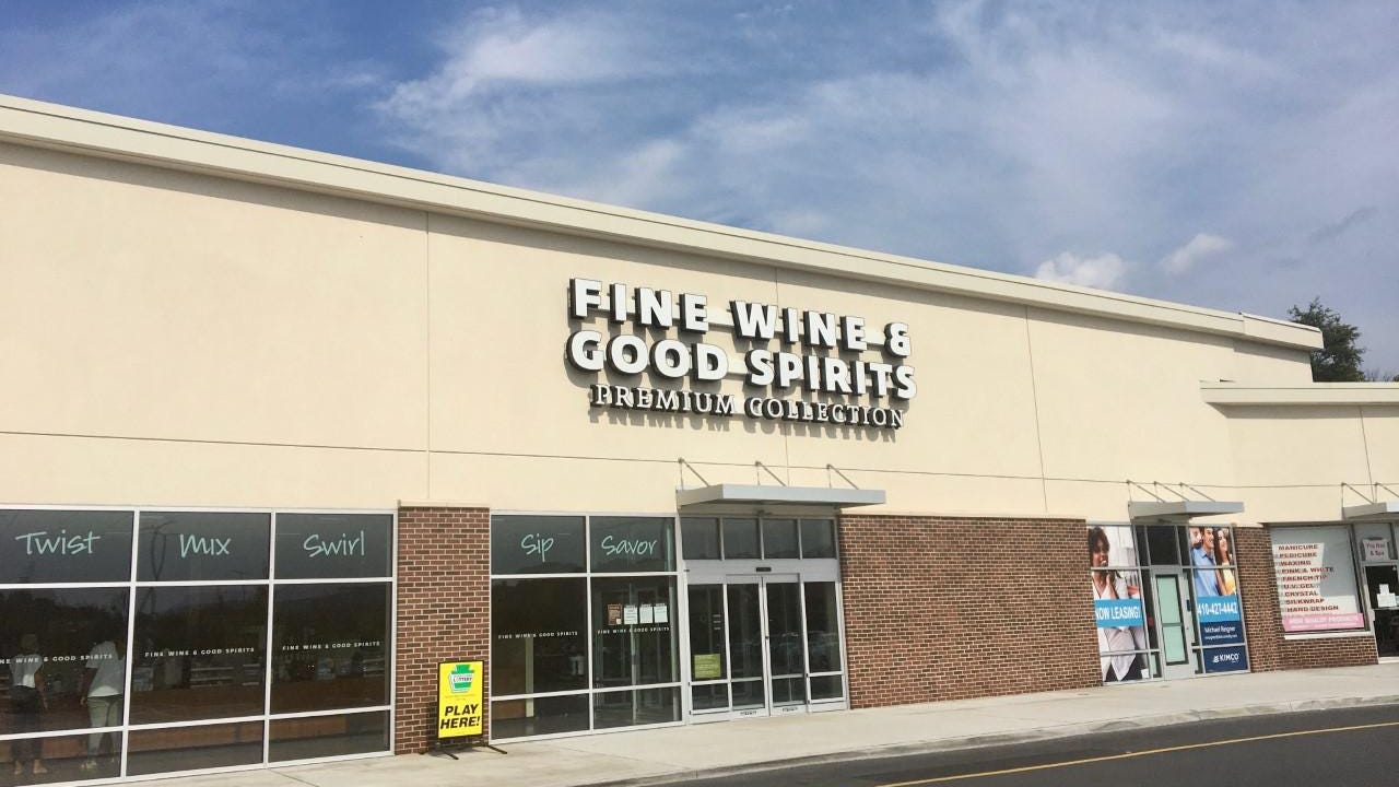 fine wine and good spirits airport road