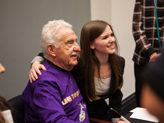 Doc Severinsen performs with UE students