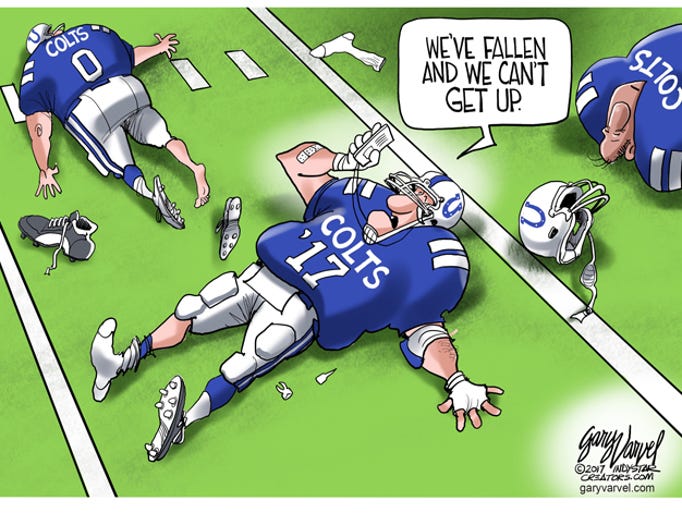 Gary Varvel's cartoon history of the Colts