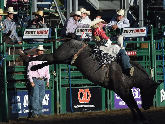 Reno Rodeo History Nevada Cowboy Wins Bull Riding Competition