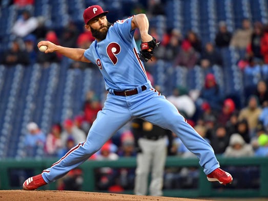 April 19: Jake Arrieta, Phillies, 10 vs. Pirates