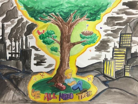 Students place in conservation, environmental awareness poster contest