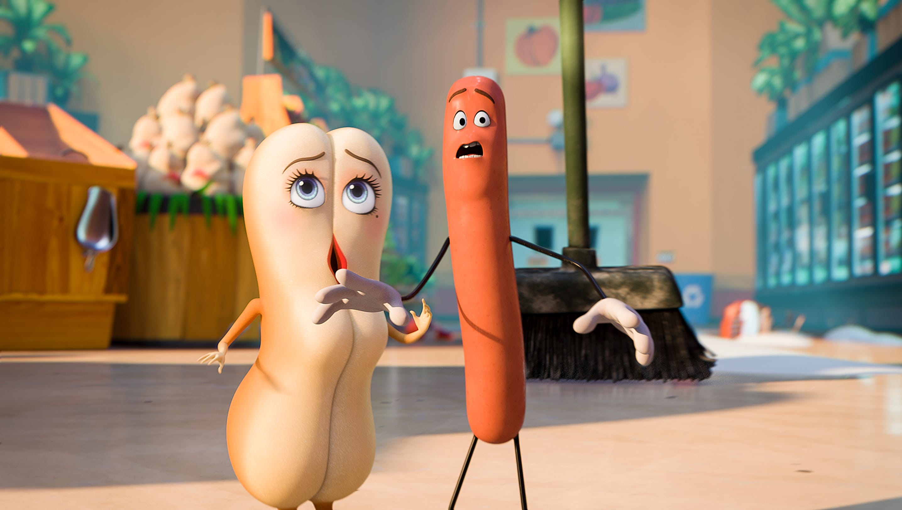 Life Like Sex Cartoon Movies - Review: Crude food comes to life in smart 'Sausage Party'