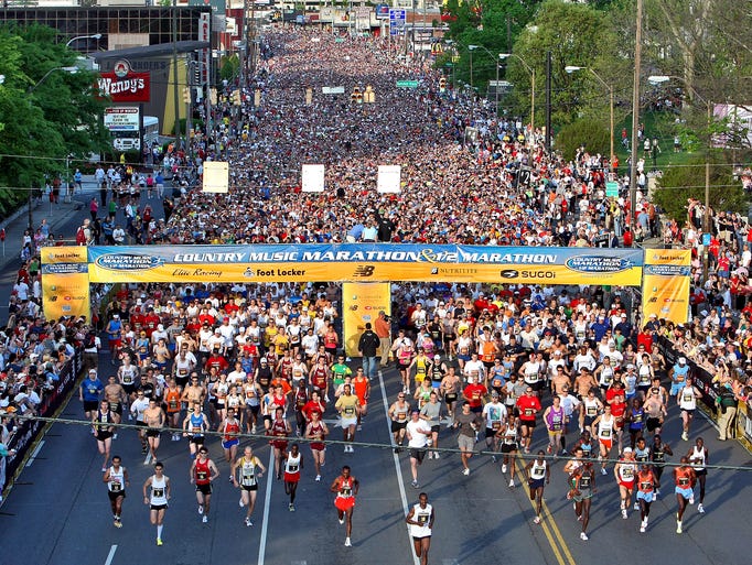 The first 17 years of Nashville marathons (2000-2016)