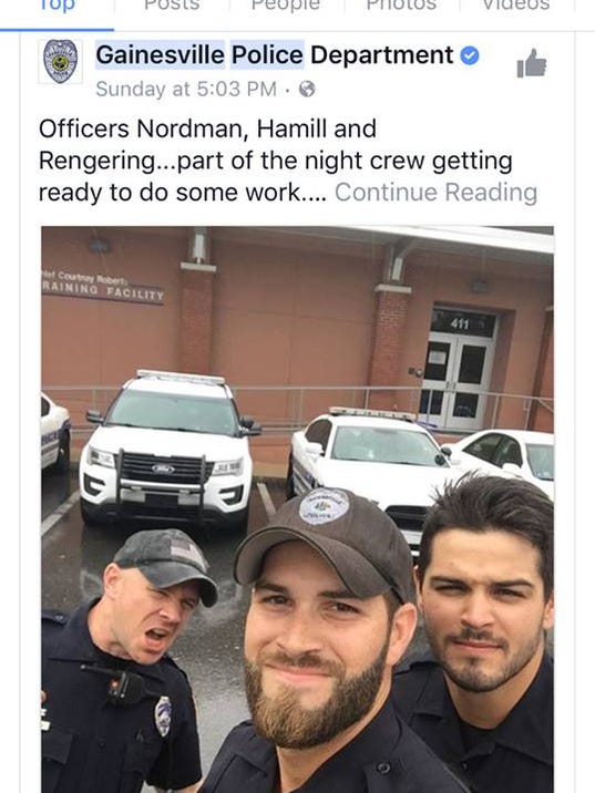 Photos of police responding to Irma go viral.