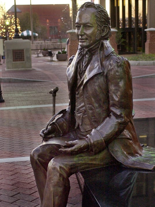 Joel Poinsett statue dedicated