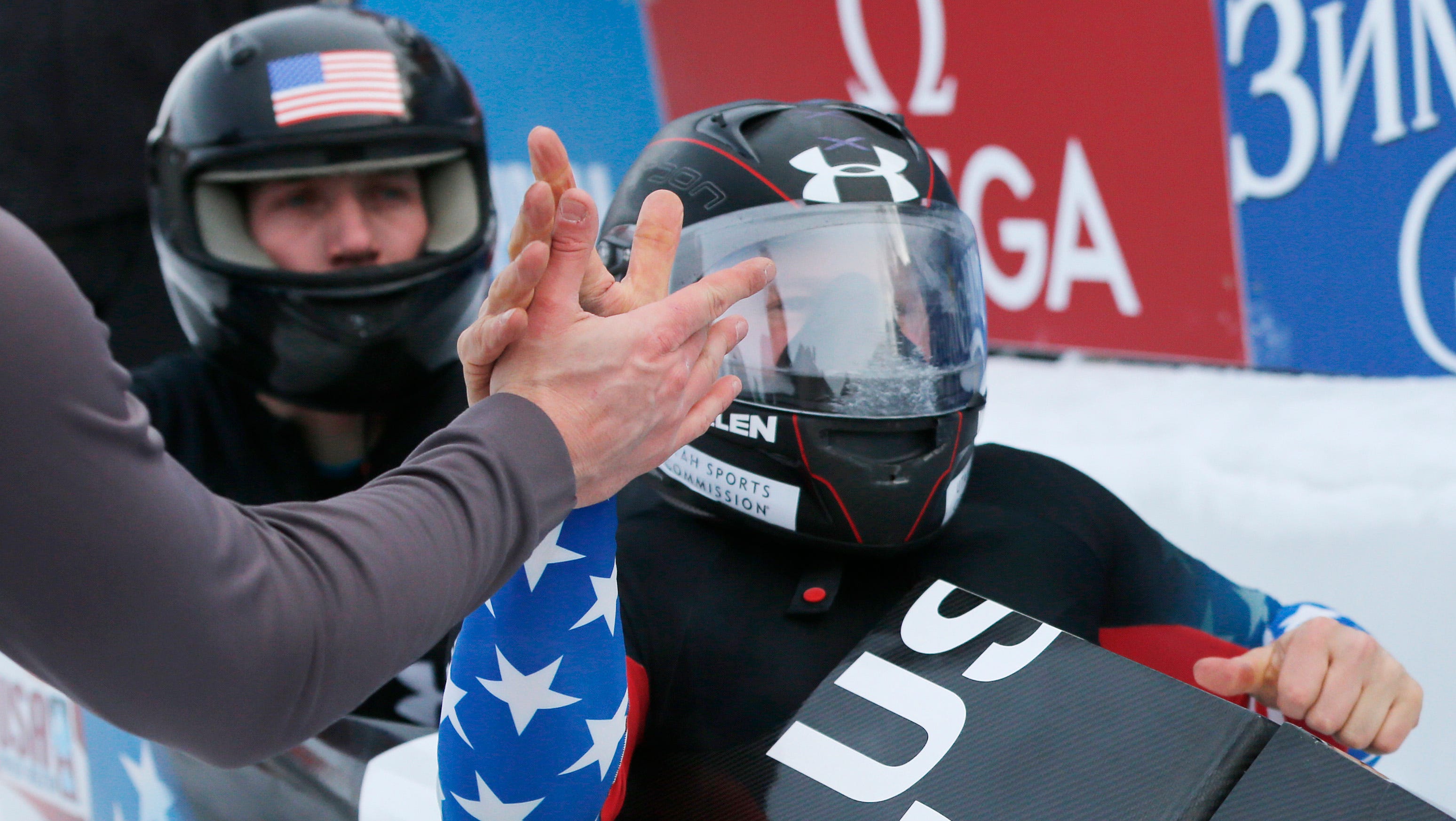 Americans sweep World Cup podium in twoman bobsled