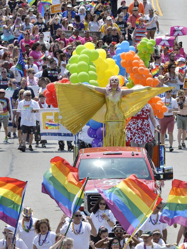 Erie Pride Month and beyond Virtual festival, vehicle parade, art