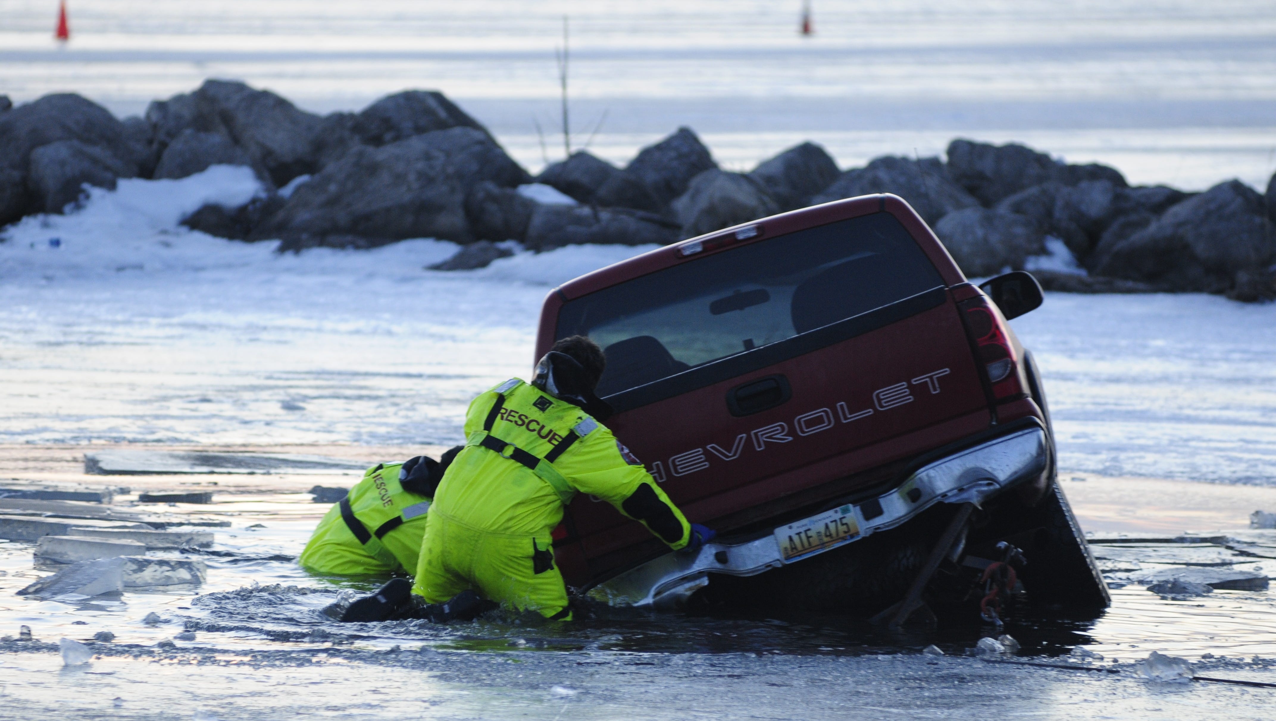 Father, Son Die After Fall Through Thin Ice On Lake