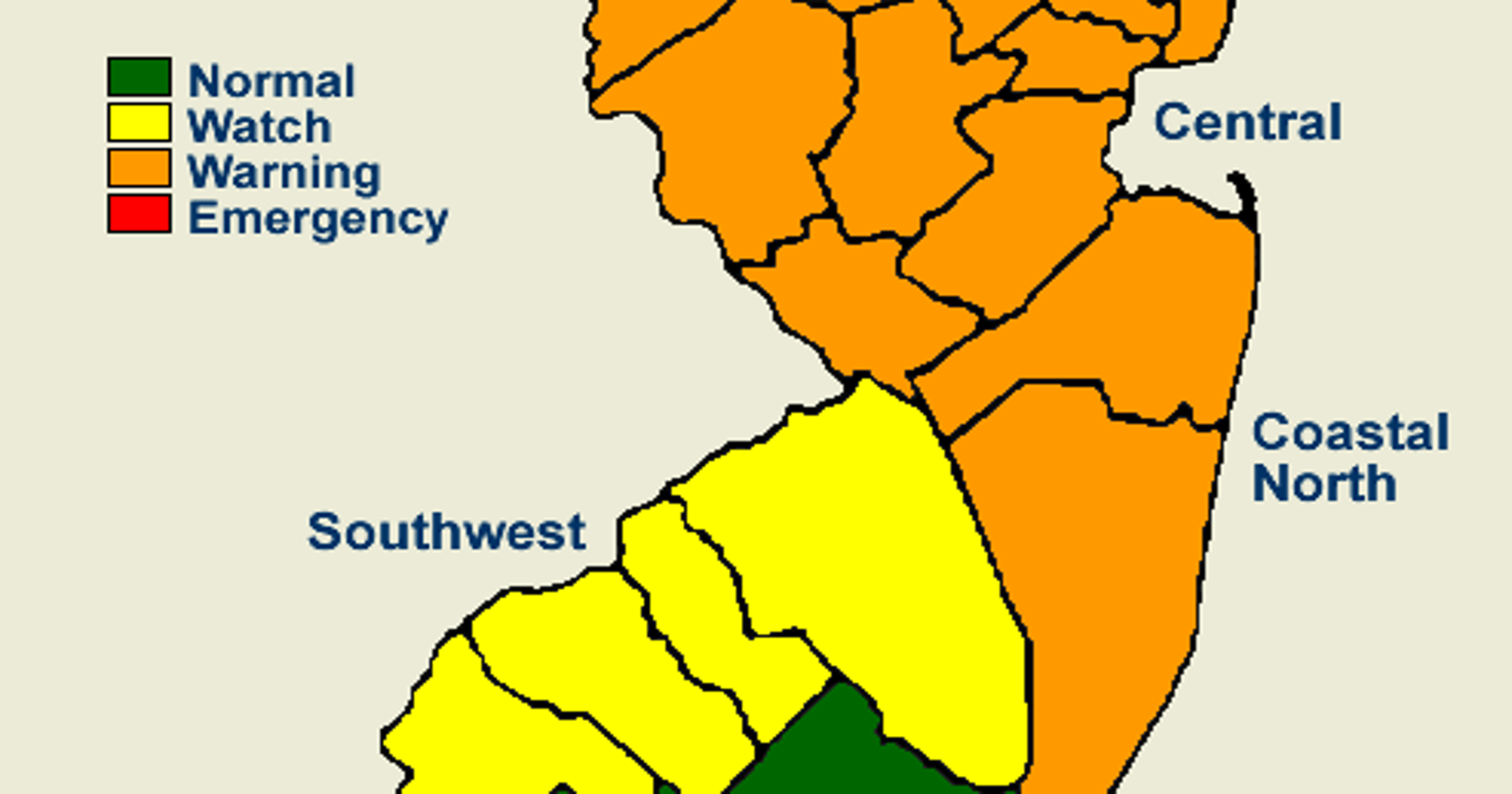 New Drought Map