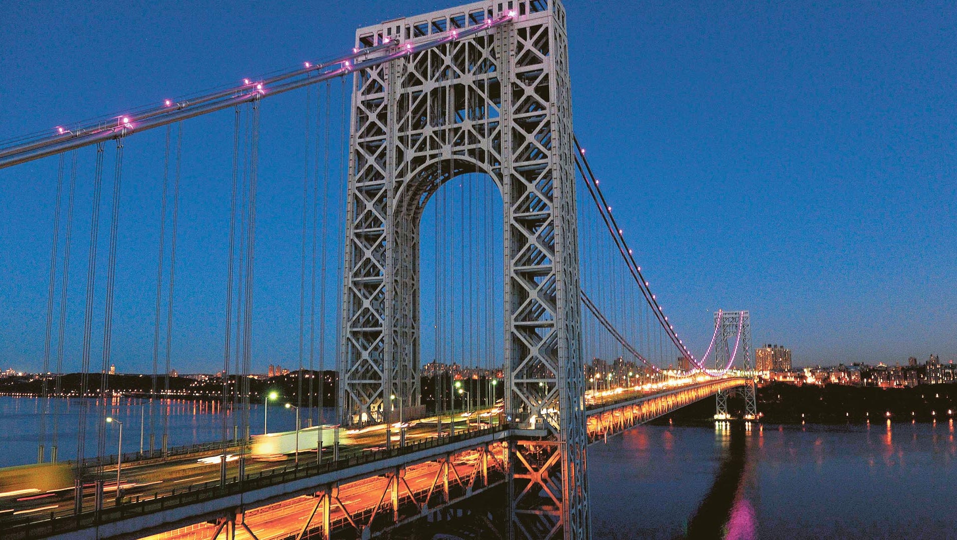 Late Construction Causing Havoc On The George Washington Bridge   636195005835259814 GWB Night 