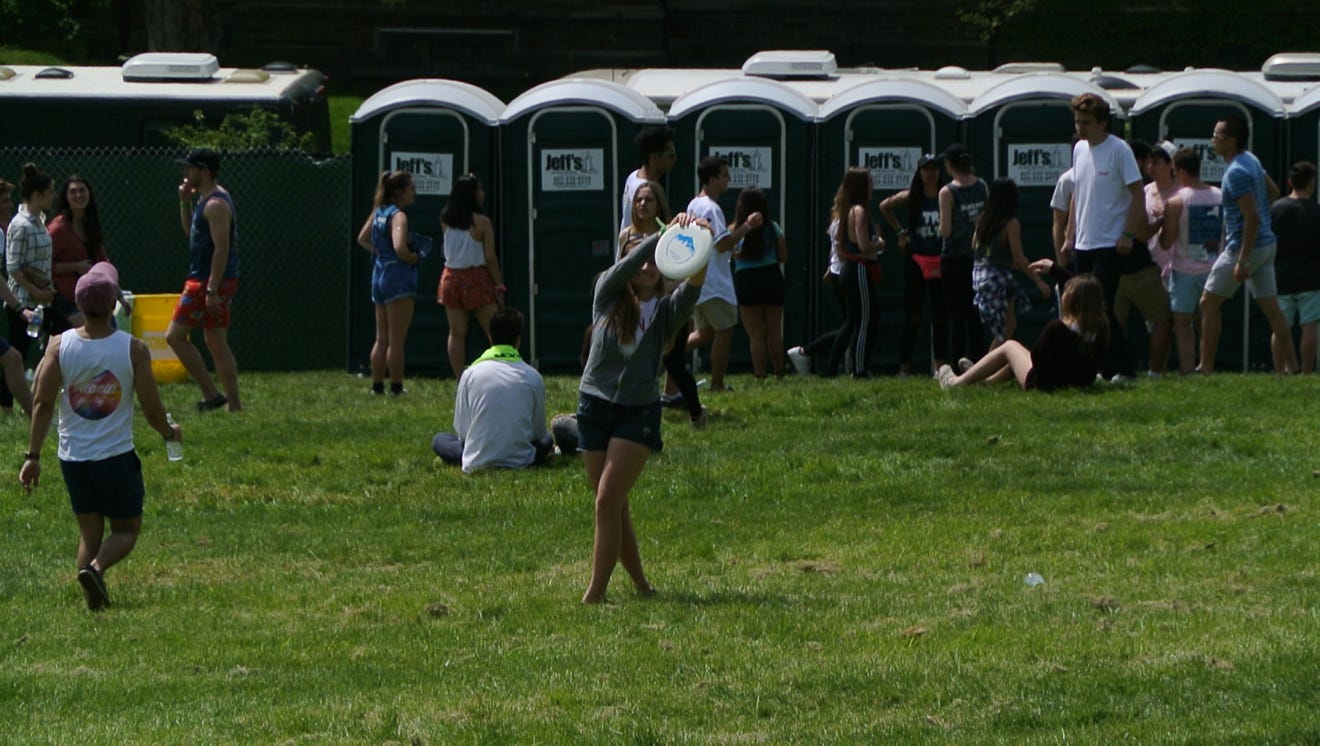 SLOPE DAY Cornell students celebrate end of classes